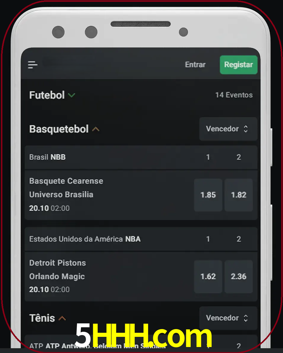 Aposte e assista aos esportes em formato ao vivo.