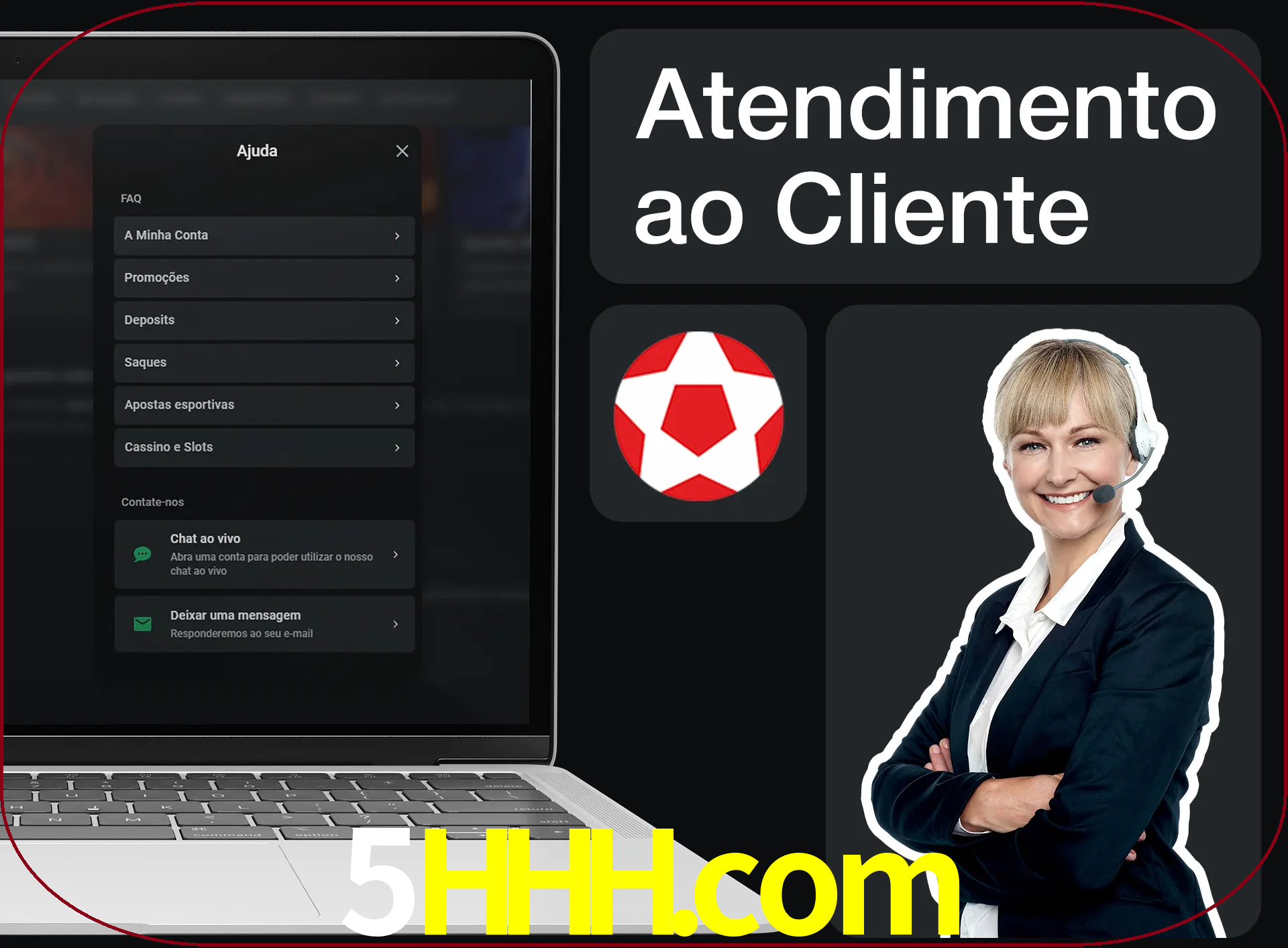 Você pode pedir nosso apoio para ajudar.