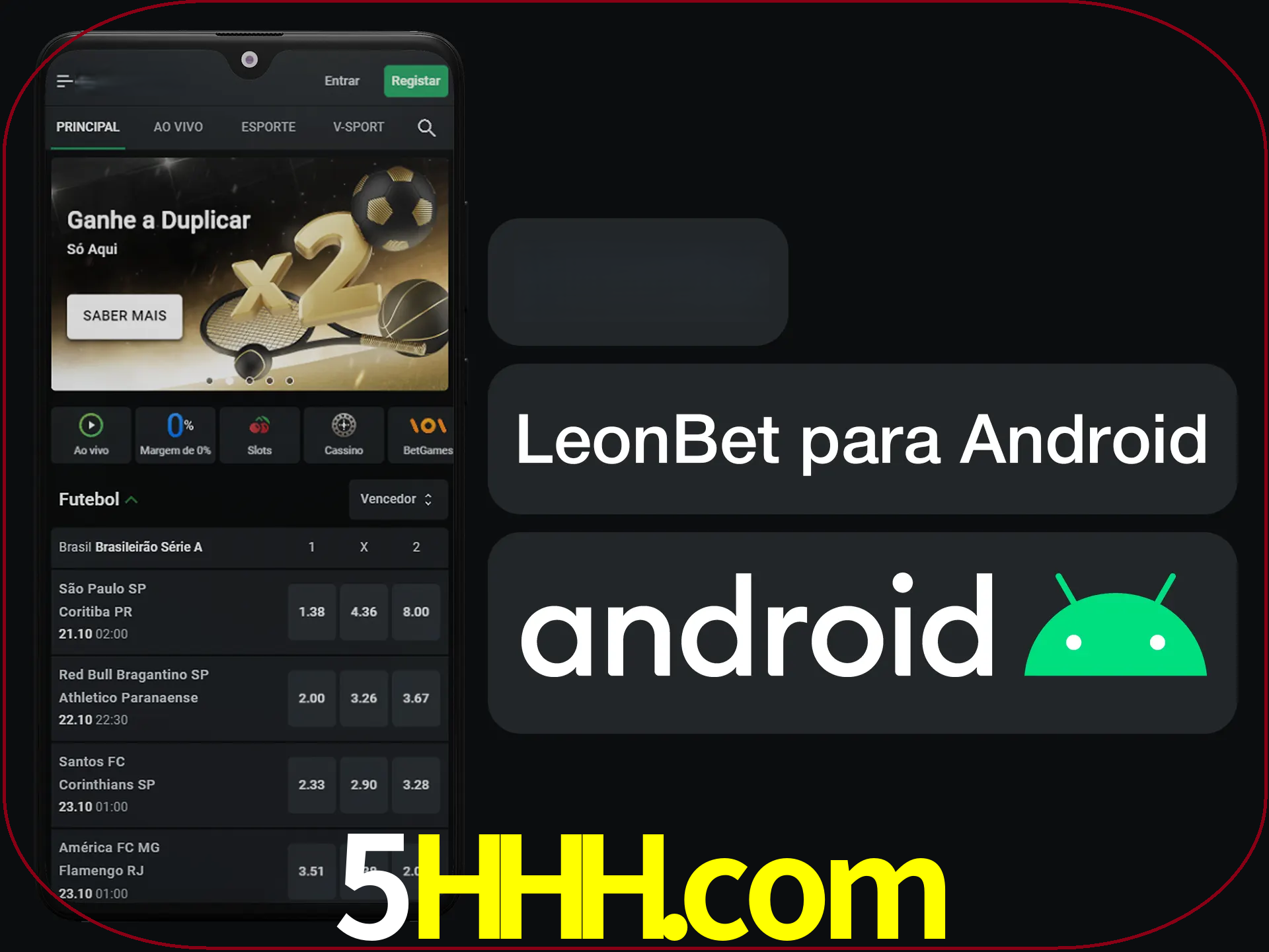 Adquira sua versão poket de LeonBet.