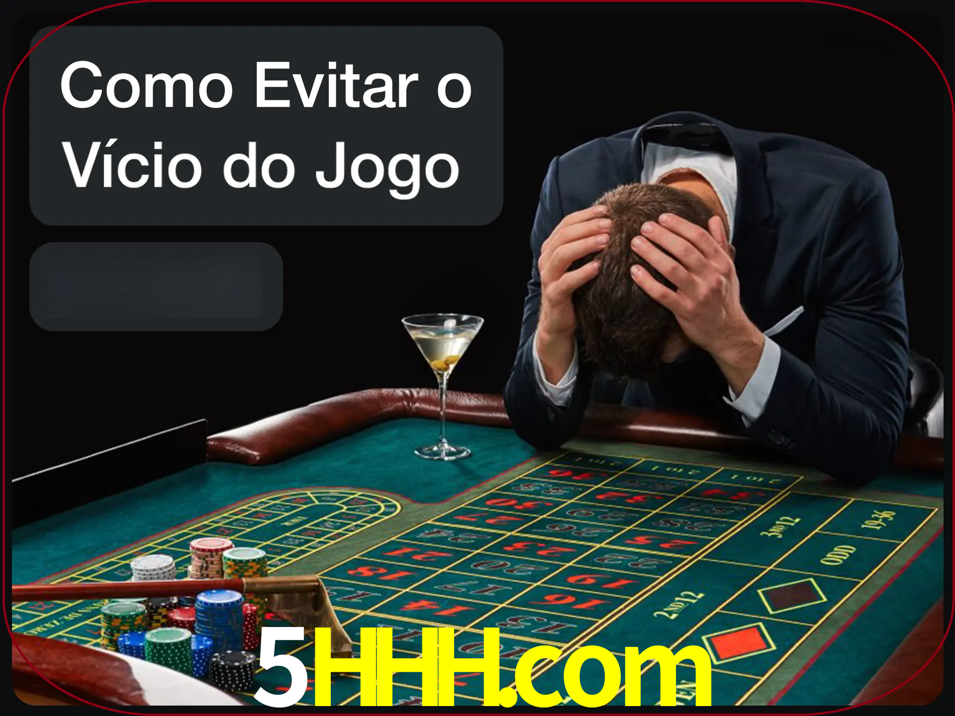 Você é responsável por cada uma de suas apostas.